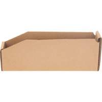 Deep Corrugated Parts Bins, 1-15/16" W x 11-1/4" D x 4-1/2" H, Beige Equipment World