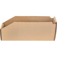Deep Corrugated Parts Bins, 2-7/8" W x 11-1/4" D x 4-1/2" H, Beige Equipment World