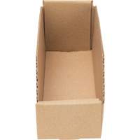 Deep Corrugated Parts Bins, 3-3/4" W x 11-1/4" D x 4-1/2" H, Beige Equipment World