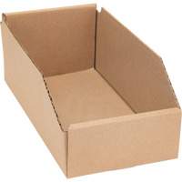 Deep Corrugated Parts Bins, 5-3/4" W x 11-1/4" D x 4-1/2" H, Beige Equipment World
