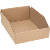Deep Corrugated Parts Bins, 8-3/4" W x 11-1/4" D x 4-1/2" H, Beige Equipment World