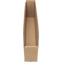Deep Corrugated Parts Bins, 2-7/8" W x 17-1/4" D x 4-1/2" H, Beige Equipment World
