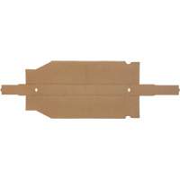 Deep Corrugated Parts Bins, 2-7/8" W x 17-1/4" D x 4-1/2" H, Beige Equipment World