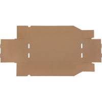 Deep Corrugated Parts Bins, 7-3/4" W x 17-1/4" D x 4-1/2" H, Beige Equipment World