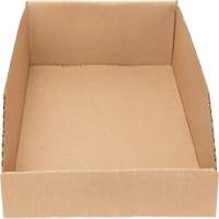Deep Corrugated Parts Bins, 9-3/4" W x 17-1/4" D x 4-1/2" H, Beige Equipment World