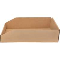 Deep Corrugated Parts Bins, 9-3/4" W x 17-1/4" D x 4-1/2" H, Beige Equipment World