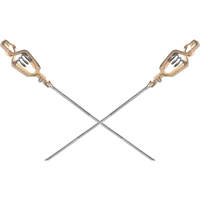 Light-Duty Bonding & Grounding Wire Assemblies - Two Alligator Clips Equipment World