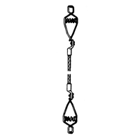 Light-Duty Bonding & Grounding Wire Assemblies - Two Alligator Clips Equipment World