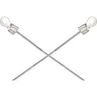 Light-Duty Bonding & Grounding Wire Assemblies - Two 1/4" Terminal Connectors Equipment World