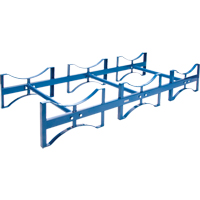 Drum Stacking Rack, 3 Drums, 2400 lbs. Capacity, 71-1/2" W x 30" D x 12-1/2" H Equipment World