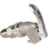 Manual Drum Faucet, Stainless Steel, 3/4" NPT DC772 | Equipment World
