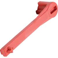 Single Ended Specialty Bung Nut Wrench, 1-1/4" Opening, 8" Handle, Non-Sparking Nylon DC791 | Equipment World