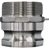 Cam & Groove Coupling, Stainless Steel, Type F, 3", Male NPT, 200 psi Equipment World