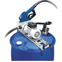 Ensemble de pompe pour baril Piusi Suzzarablue, Acier inoxydable, 9 gal./min Equipment World