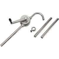 Pompe rotative pour baril, Acier inoxydable, Pour capacit&eacute; 55 gal., 12 oz/course Equipment World