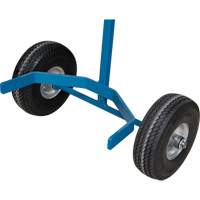 Cylinder Cart, Flat-Free Wheels, 15-1/2" W x 14-1/4" L Base, 600 lbs. Equipment World