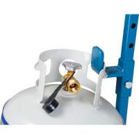 Cylinder Cart, Flat-Free Wheels, 15-1/2" W x 14-1/4" L Base, 600 lbs. Equipment World