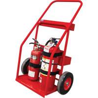 Hot Works Fire Prevention Cart, Semi-Pneumatic Wheels, 17.75" W x 8.9" L Base, 100 lbs. Equipment World
