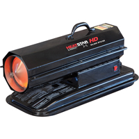 Contractor Series Forced Air Heater, Fan, Kerosene, 50000 BTU/H Equipment World