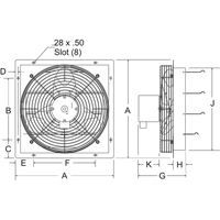 Ventilateurs d'&eacute;vacuation &agrave; volets Equipment World