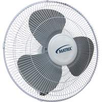 Ventilateur mural oscillant, Commercial, 3 vitesses, Diam&egrave;tre de 16" Equipment World