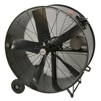 Heavy-Duty Fixed Belt Drive Drum Fan, Industrial, 2 Speed, 42" Diameter Equipment World