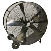 Heavy-Duty Fixed Belt Drive Drum Fan, Industrial, 2 Speed, 42" Diameter Equipment World