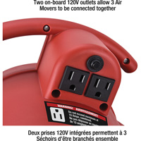 Appareil de ventilation, 550 pi³/min Equipment World