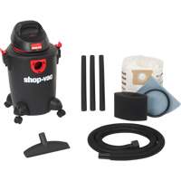 DIY & Workshop Series Shop Vacuum, Wet-Dry, 3.5 HP, 6 US Gal. (22.7 Litres) Equipment World