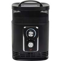 360 Degree Surround Portable Heater, Ceramic, Electric, 5200 BTU/H EB480 | Equipment World