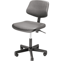 Ergonomic Seating, Polyurethane, Black, 250 lbs. Capacity Equipment World