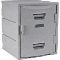 Locker, 15" x 15" x 18", Grey, Assembled FC689 | Equipment World