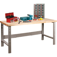 Pre-Designed Workbench, Top & Legs Only, 2500 lbs. Cap., 72" W x 30" D, 34" H Equipment World