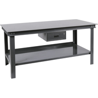 Heavy-Duty Workbench, 72" W x 36" D x 34" H, 14000 lbs. Capacity Equipment World