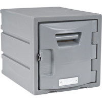 Locker, 12" x 15" x 12", Grey, Assembled Equipment World
