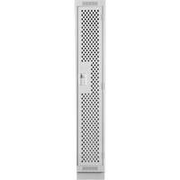 Clean Line Lockers, 12" x 18" x 76", Steel, Grey, Rivet (Assembled), Perforated Equipment World