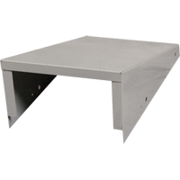 Clean Line Economy Lockers Slope Top, 1 Bank, 18" D x 12" W x 6" H, Grey, Steel Equipment World