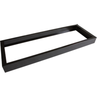 Base encastr&eacute;e pour casiers robustes enti&egrave;rement soud&eacute;e Concorde, 4 Blocs, 4" lo x 48" la x 17" p, Noir, Acier Equipment World
