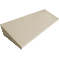 All-Welded Concorde - Heavy-Duty Lockers Sloping Top, 4 Bank, 18" D x 48" W x 6" H, Beige, Steel Equipment World
