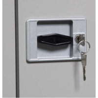 Deep Hi-Boy Storage Cabinet, Steel, 4 Shelves, 72" H x 36" W x 24" D, Charcoal Equipment World