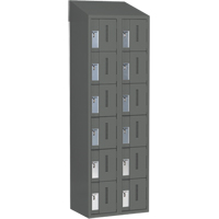 Casiers robustes Concorde, 6 niveaux, Bloc de 2, 24" x 18" x 78", Acier, Charbon, Soud&eacute; (assembl&eacute;) Equipment World