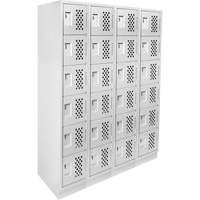 Assembled Clean Line™ Perforated Economy Lockers FL354 | Equipment World
