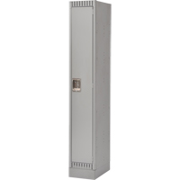 Lockers, 12" x 18" x 76", Steel, Grey, Knocked Down Equipment World