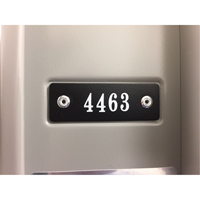 Locker Plate Numbers Equipment World