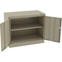 Standard Desk-High Cabinet, Steel, 30" H x 36" W x 18" D, Beige Equipment World