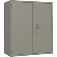 Armoire de rangement Lo-Boy, Acier, 2 Tablettes, 40" h x 36" la x 18" P, Gris Equipment World