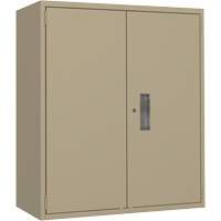 Armoire de rangement Lo-Boy, Acier, 2 Tablettes, 40" h x 36" la x 18" P, Beige Equipment World