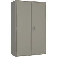 Armoire de rangement Hi-Boy tr&egrave;s large, Acier, 4 Tablettes, 72" h x 48" la x 24" P, Gris Equipment World
