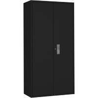 Armoire garde-robe, Acier, 36" la x 18" p x 72" h, Noir Equipment World