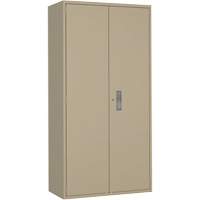 Armoire garde-robe, Acier, 36" la x 18" p x 72" h, Beige Equipment World